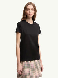 MONCLER Logo Patch Cotton Jersey T-Shirt Women