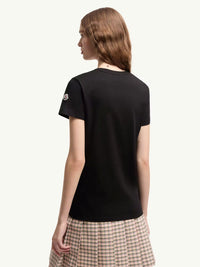 MONCLER Logo Patch Cotton Jersey T-Shirt Women