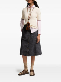 MONCLER Moncler Women Rhombus And Logo Pattern Cotton Polo Shirt