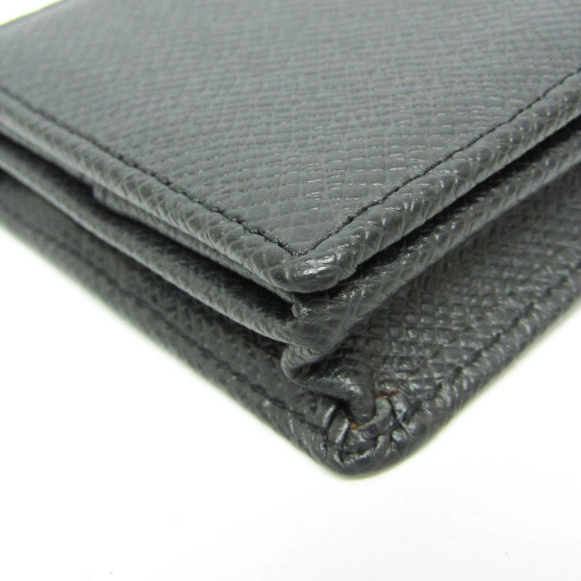 Louis Vuitton Porte Monnaie Boîte Black Leather Wallet  (Pre-Owned)