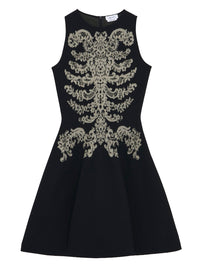 ALEXANDER MCQUEEN Jacq Vlm Mini Dress Women
