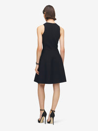 ALEXANDER MCQUEEN Jacq Vlm Mini Dress Women