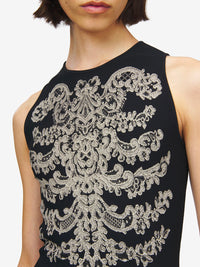 ALEXANDER MCQUEEN Jacq Vlm Mini Dress Women