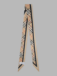 Burberry Women Sciarpa Sottile Con Stampa "Check"