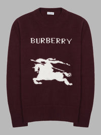Burberry Women Maglia In Lana E Cashmere Con Logo