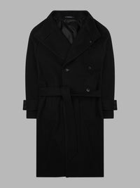 Tagliatore Men Cappotto Doppiopetto Con Cintura