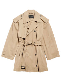 BALENCIAGA Cropped Light Trench Women