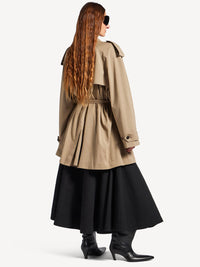BALENCIAGA Cropped Light Trench Women