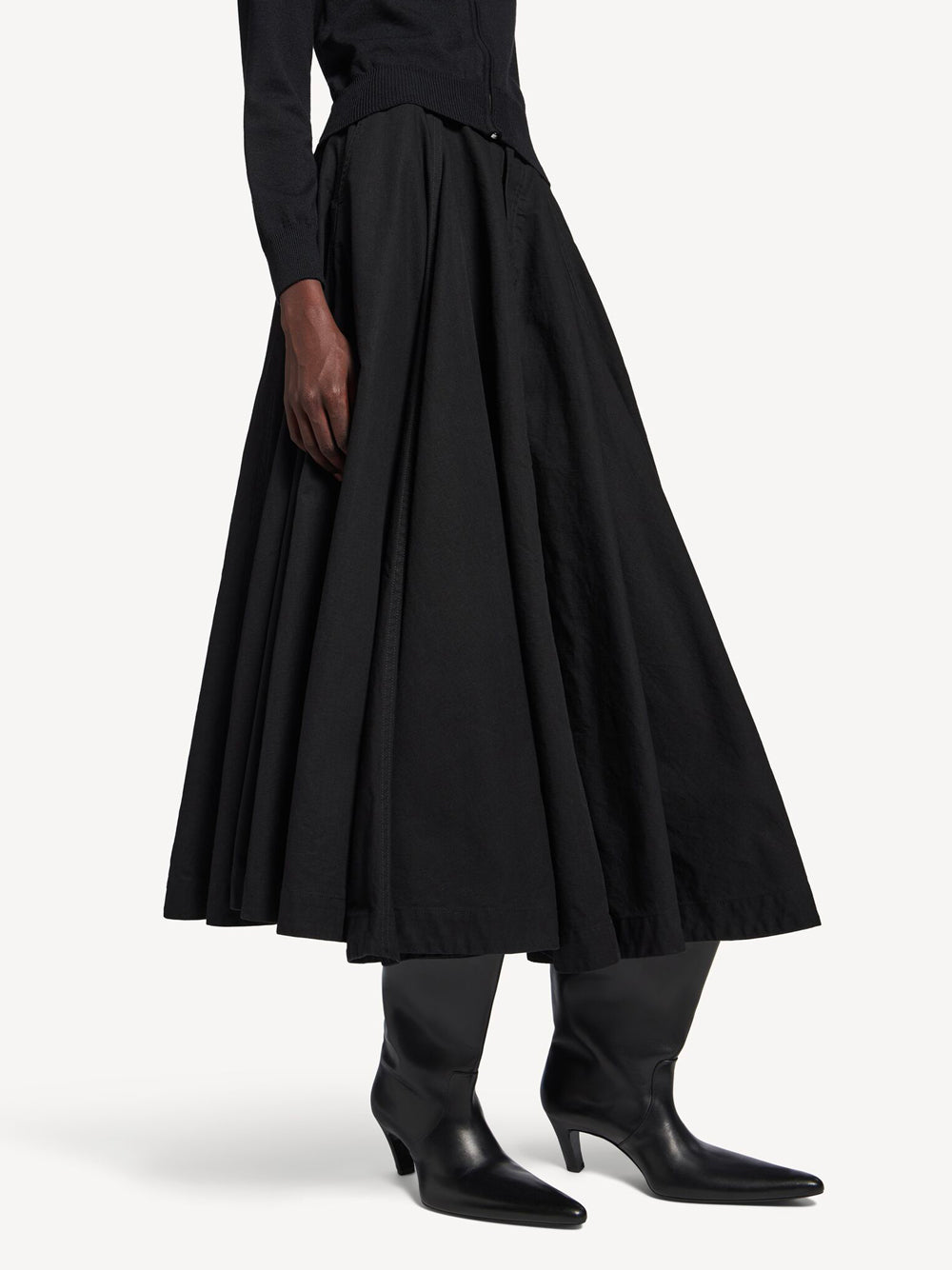 Balenciaga Women Godet Maxi Skirt