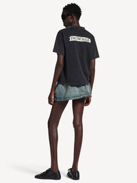 BALENCIAGA Balenciaga Women Masking Tape Medium Fit Jersey T-Shirt