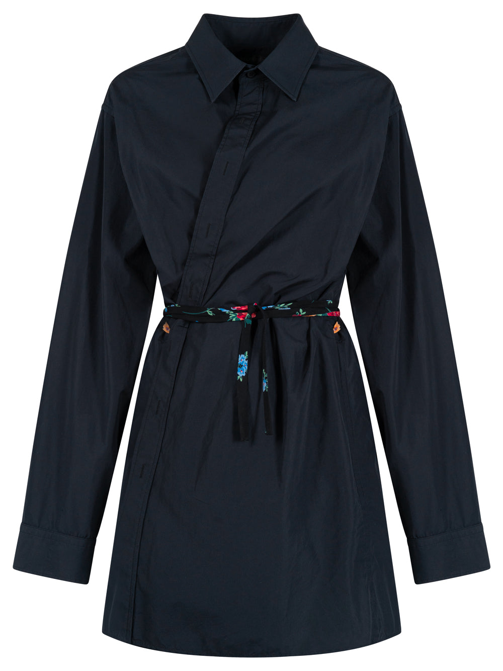BALENCIAGA Wrap Shirt Dress Women