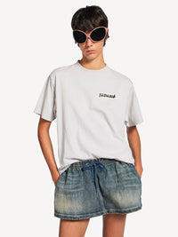 BALENCIAGA Balenciaga Women Masking Tape Medium Fit Jersey T-Shirt
