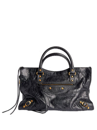 BALENCIAGA Le City Medium Bag In Arena Leather Women