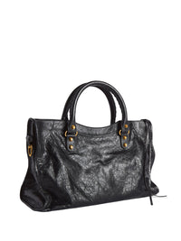 BALENCIAGA Le City Medium Bag In Arena Leather Women