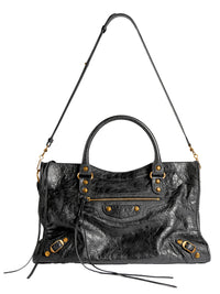 BALENCIAGA Le City Medium Bag In Arena Leather Women