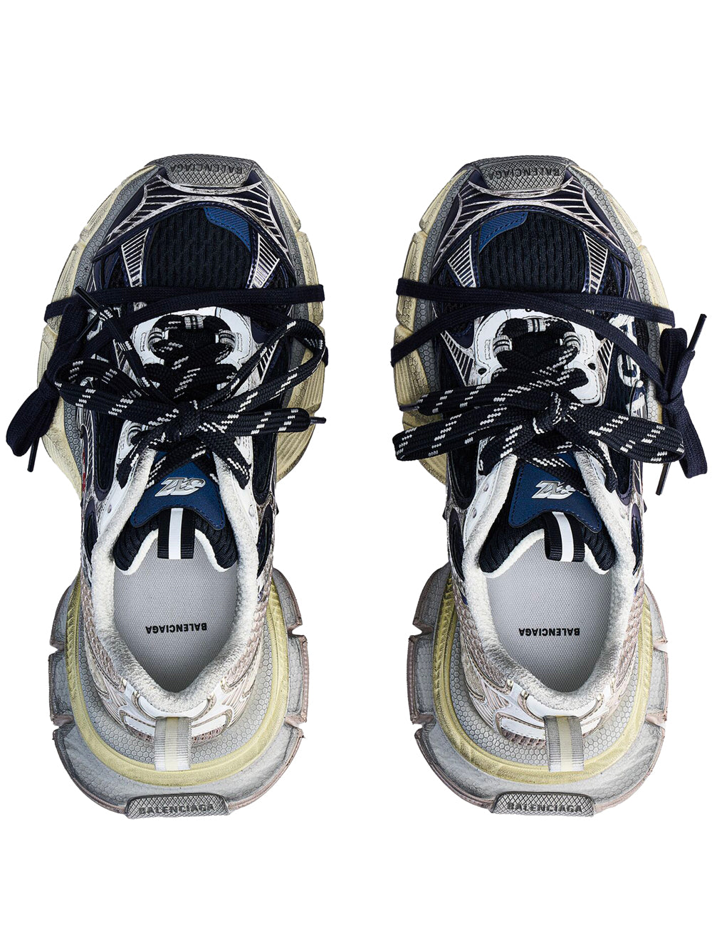BALENCIAGA 3Xl Split Worn-Out Effect Sneakers Women