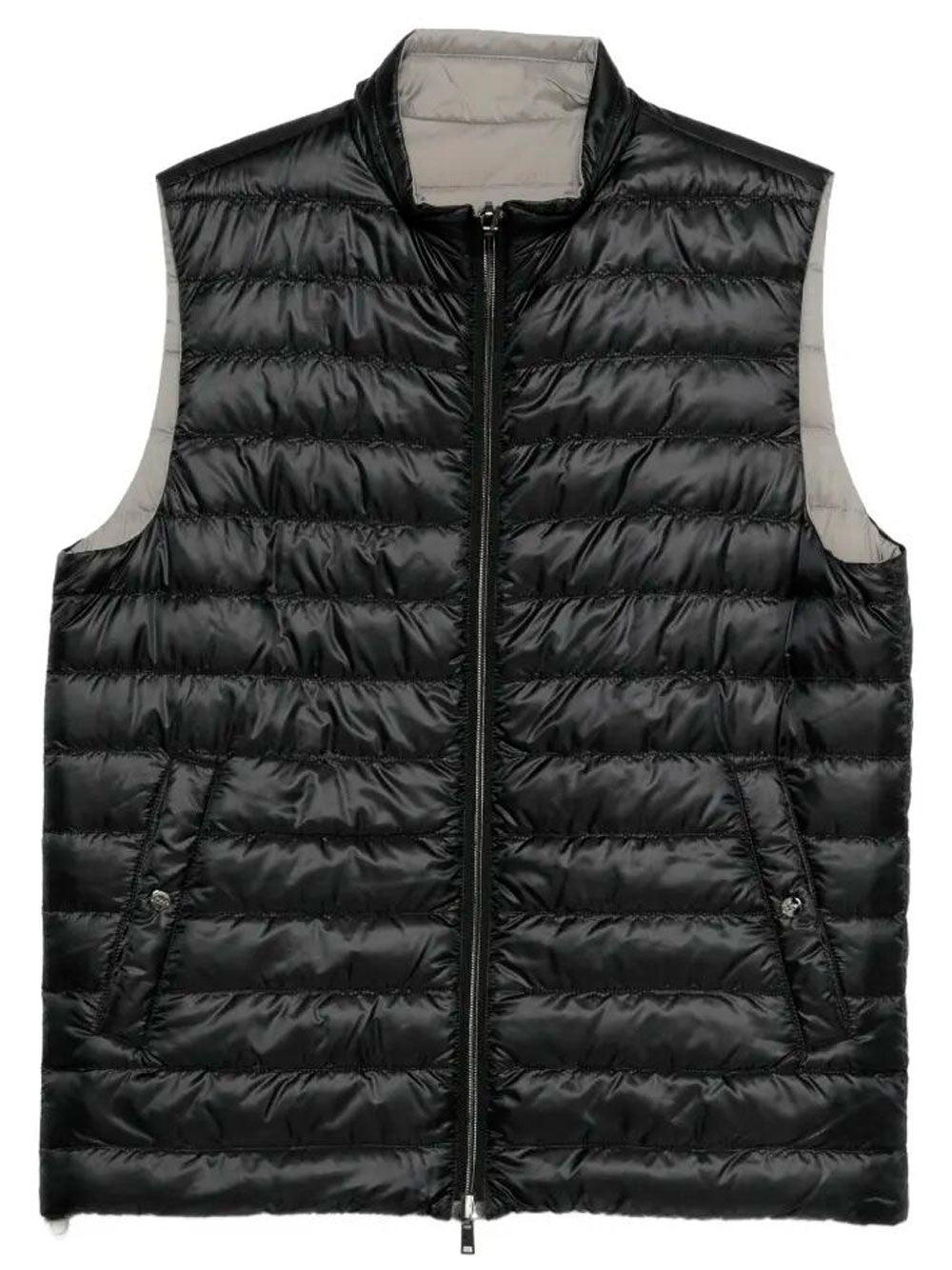 Herno Men Nylon Ultralight And Ecoage Reversible Vest