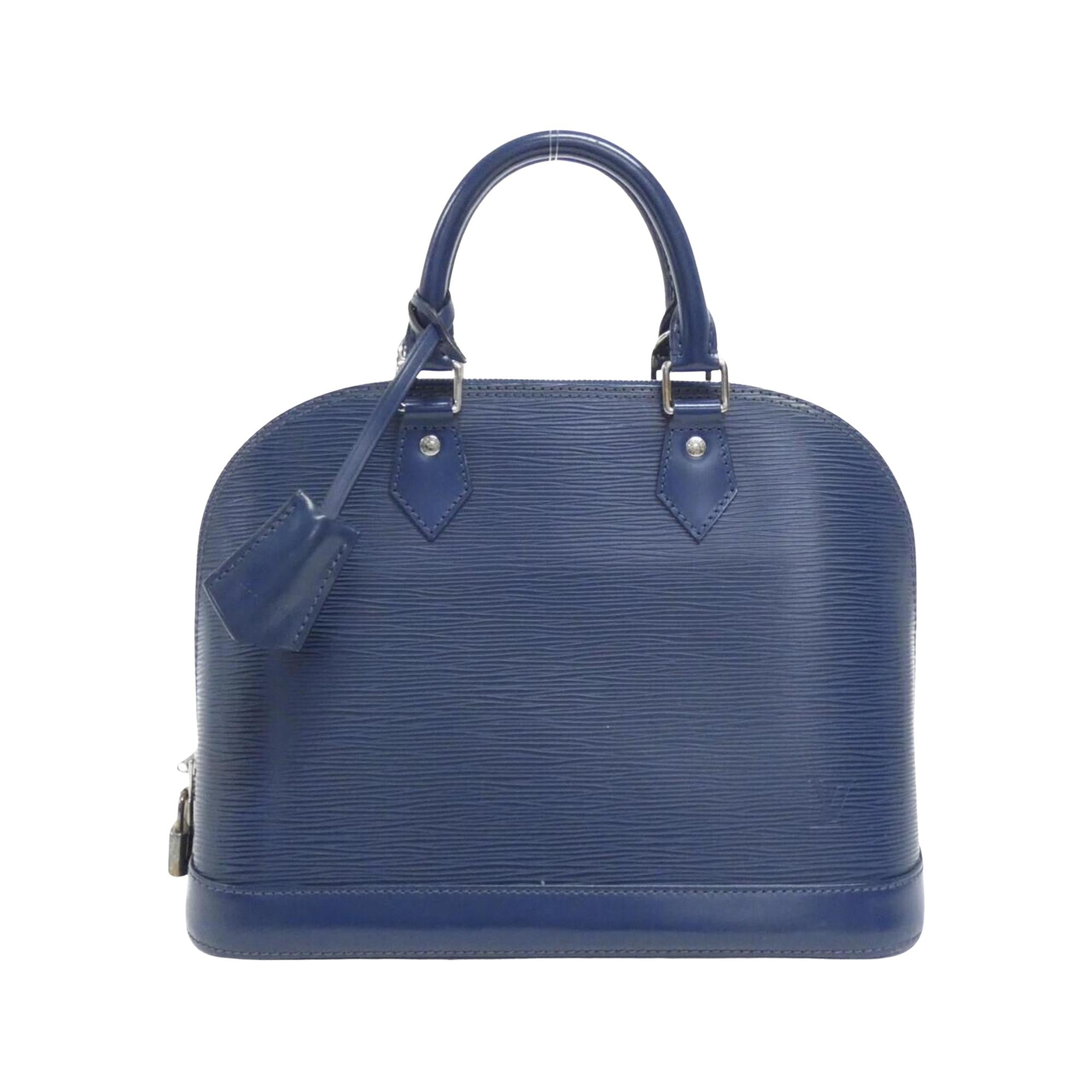 Louis Vuitton Blue Leather Handbag (Pre-Owned) OS Blue