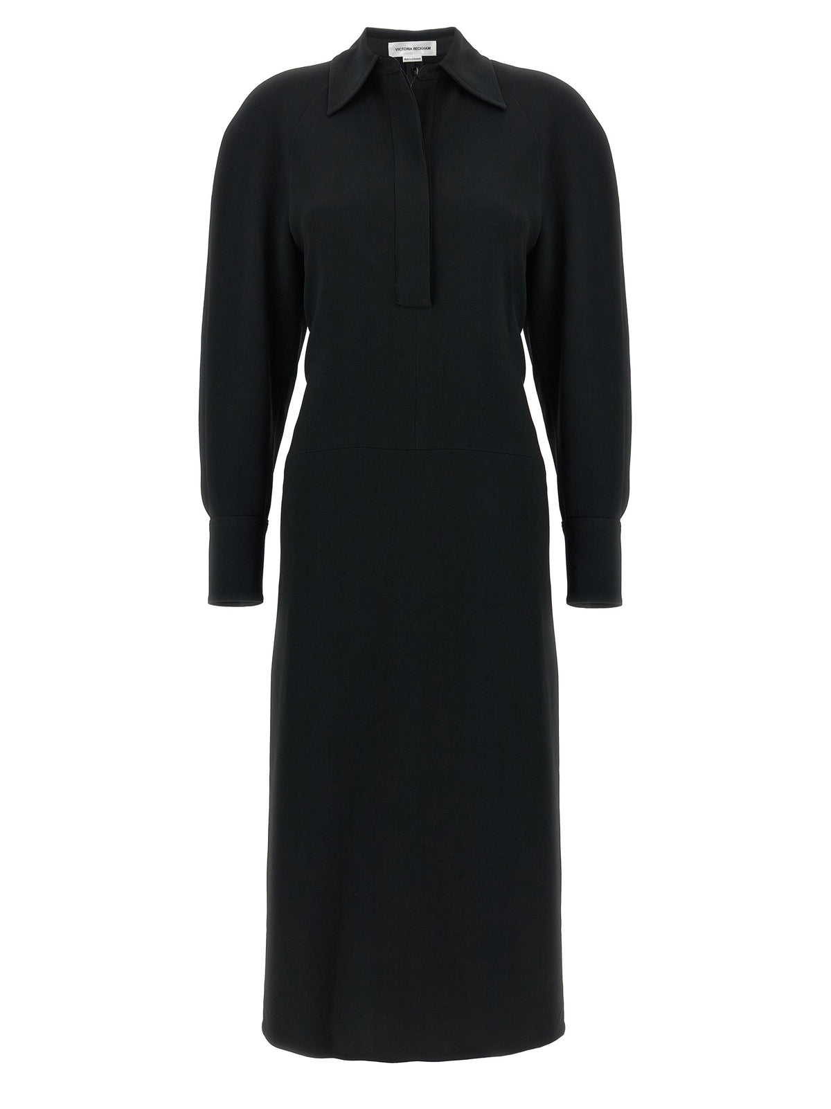 VICTORIA BECKHAM Victoria Beckham Women 'Long Sleeve Polo Collar Midi' Dress