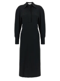 VICTORIA BECKHAM Victoria Beckham Women 'Long Sleeve Polo Collar Midi' Dress