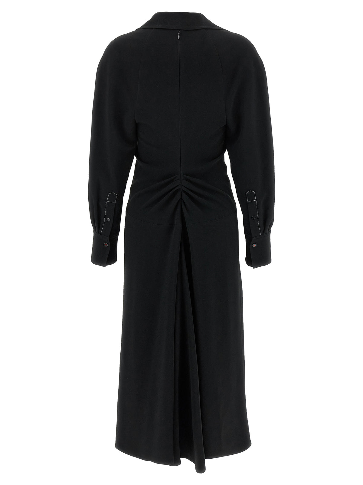 VICTORIA BECKHAM Victoria Beckham Women 'Long Sleeve Polo Collar Midi' Dress
