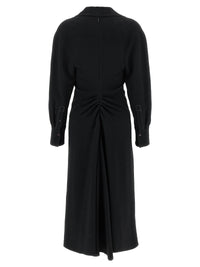 VICTORIA BECKHAM Victoria Beckham Women 'Long Sleeve Polo Collar Midi' Dress