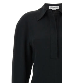 VICTORIA BECKHAM Victoria Beckham Women 'Long Sleeve Polo Collar Midi' Dress
