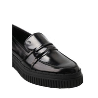 Tod's Metallic Leather Maxi Sole Loafers