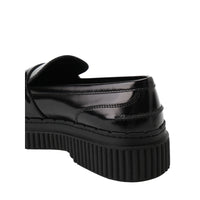 Tod's Metallic Leather Maxi Sole Loafers
