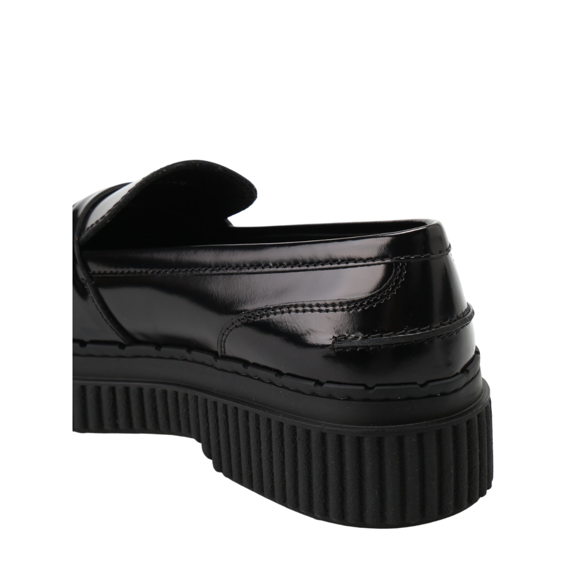 Tod's Metallic Leather Maxi Sole Loafers