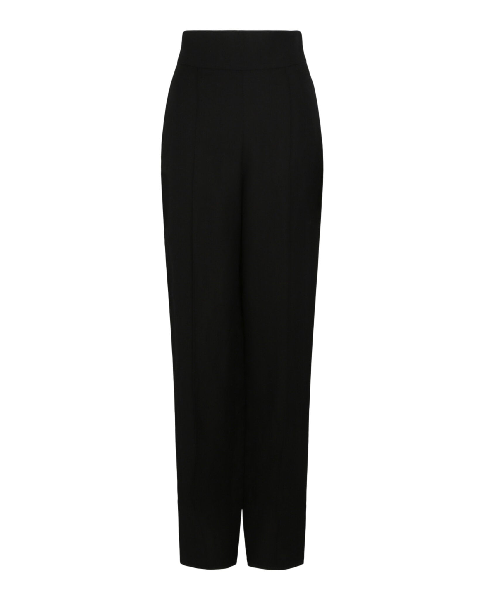 Ferragamo Womens High-Waisted Wide-Leg Pants