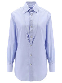 MAISON MARTIN MARGIELA Folded Collar Poplin Shirt Women
