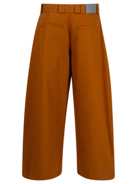 BALENCIAGA Barrel-Leg Pleated Long Bermudas Women