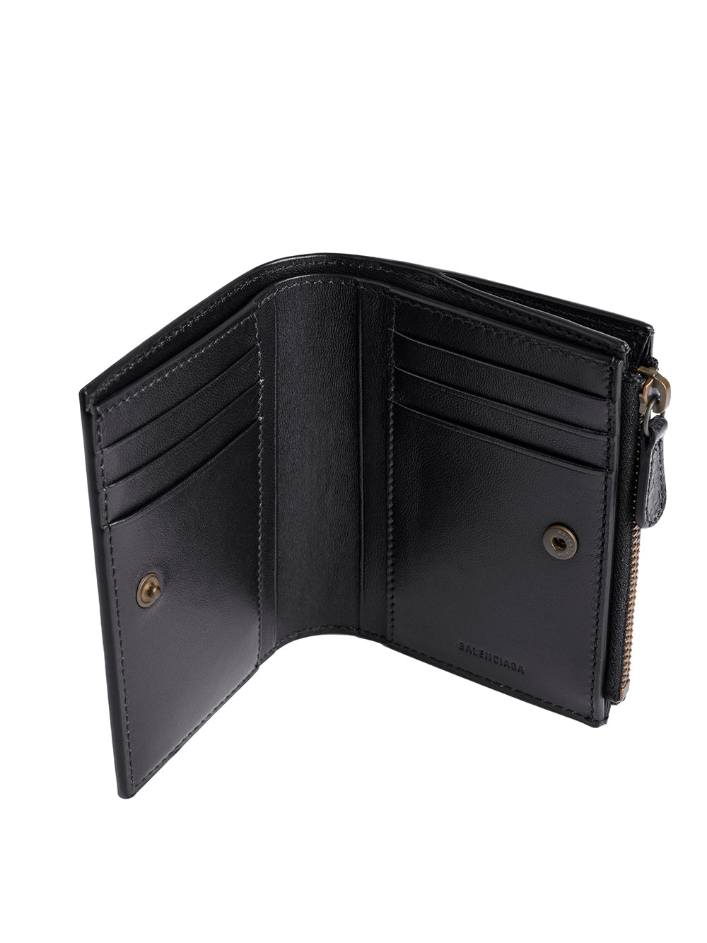 BALENCIAGA Le City Bifold Wallet In Arena Leather Women