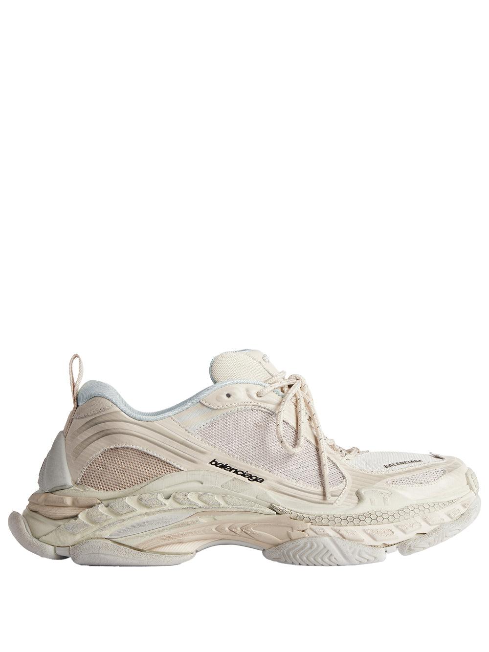 BALENCIAGA Triple S.2 Worn-Out Effect Mesh Sneakers Women