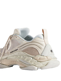 BALENCIAGA Triple S.2 Worn-Out Effect Mesh Sneakers Women