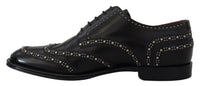 Dolce & Gabbana Studded Leather Oxford Shoes