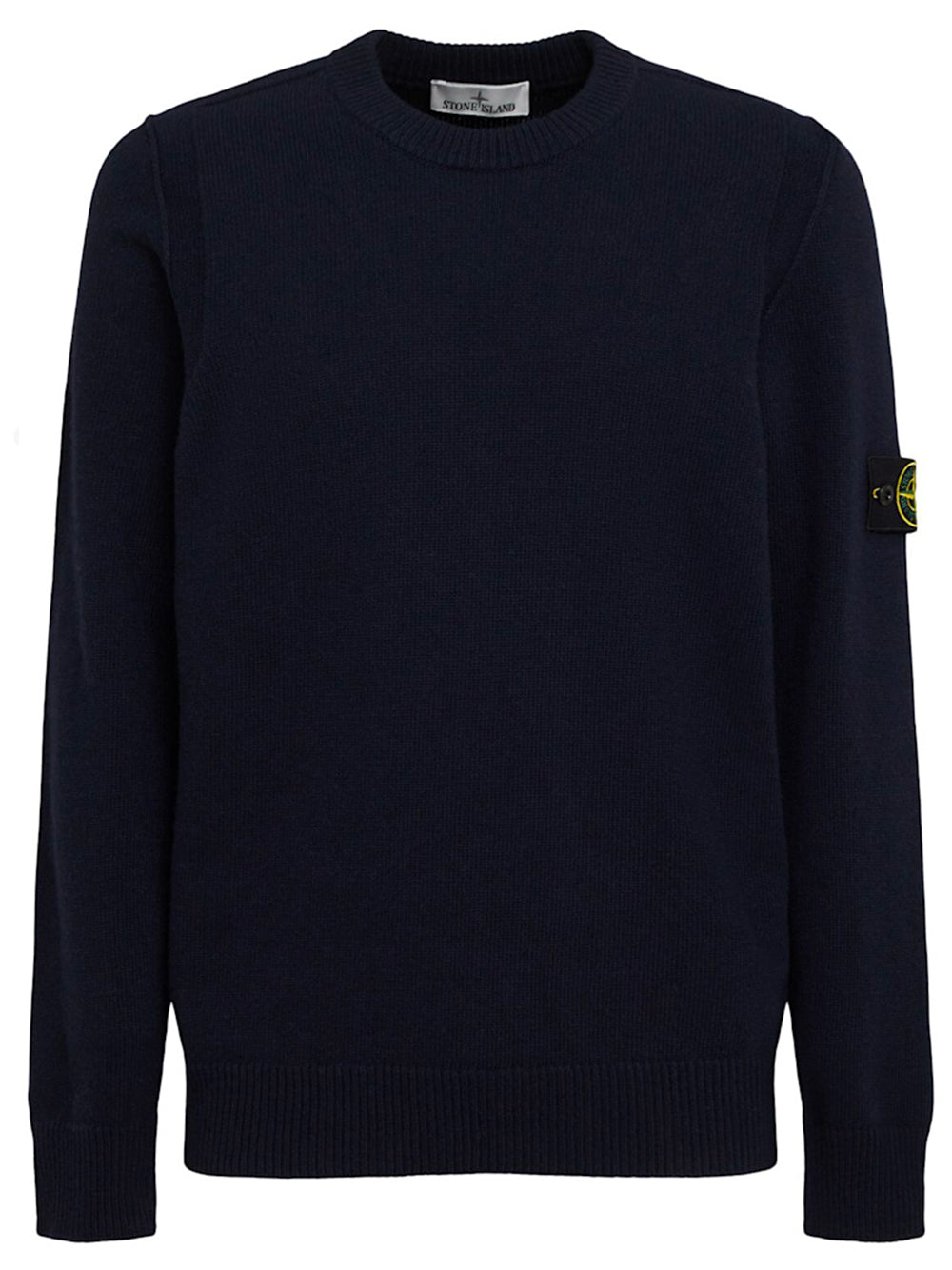 STONE ISLAND Loose Fit Ribbed Cotton Crewneck Sweater Women