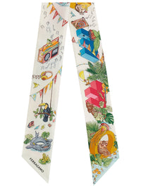 FERRAGAMO Jungle Party Print Silk Mini Bandeau Women