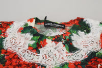 Dolce & Gabbana Women's Geranium Print Sleeveless Top