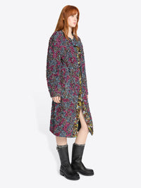 DRIES VAN NOTEN Dries Van Noten Women Cappotto Ricamato Con Stampe “Marbled Clay”