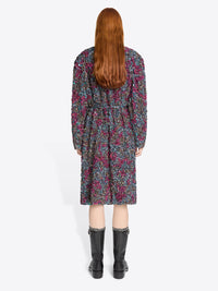 DRIES VAN NOTEN Dries Van Noten Women Cappotto Ricamato Con Stampe “Marbled Clay”