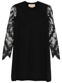 VALENTINO GARAVANI Valentino Garavani Women Lace-Sleeve Mini Dress