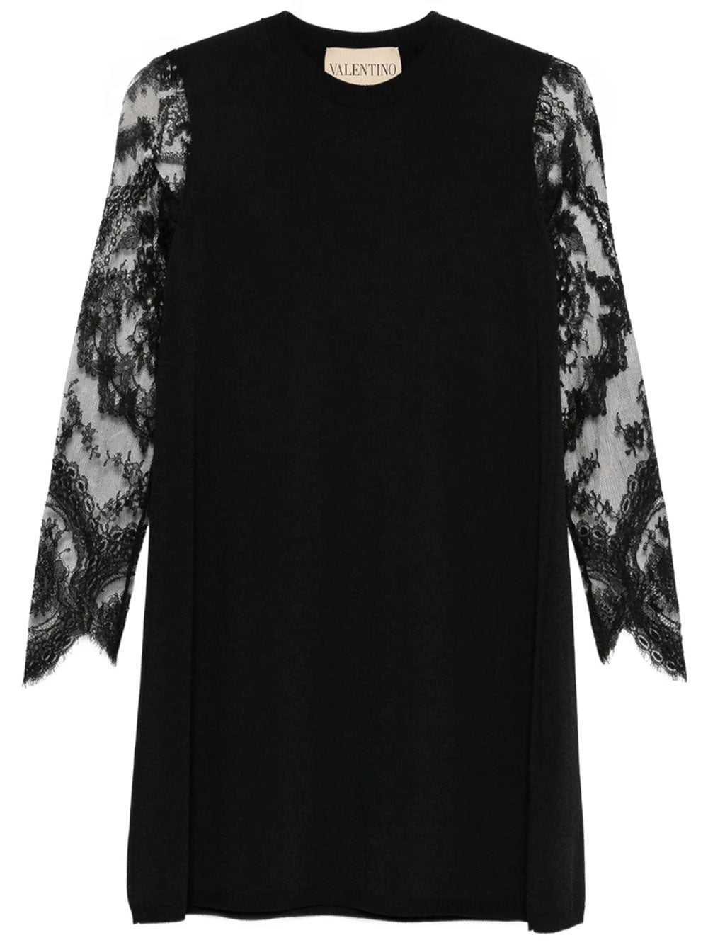 VALENTINO GARAVANI Lace-Sleeve Mini Dress Women