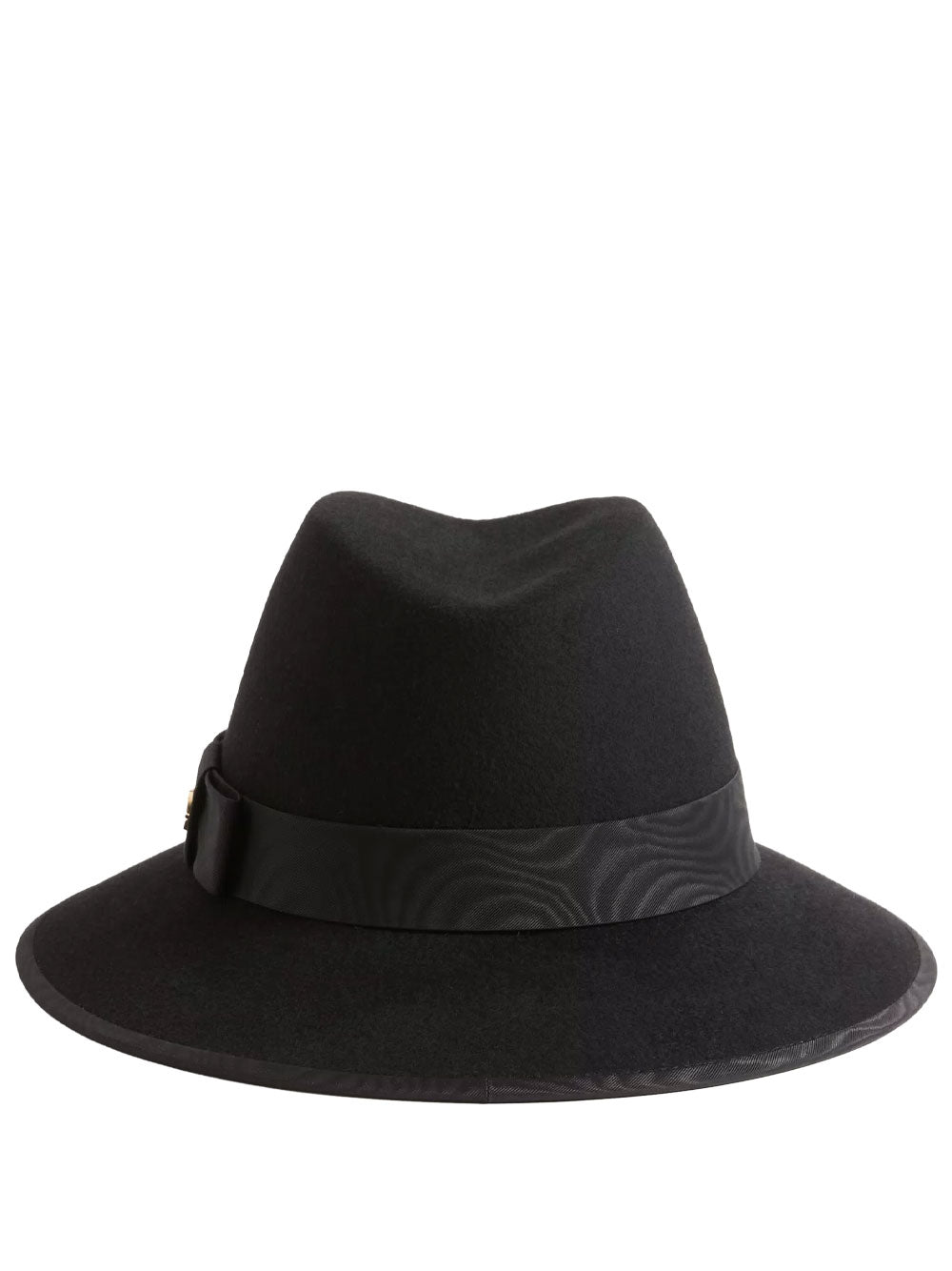 VALENTINO GARAVANI Vlogo Signature Felt Hat With Moiré Ribbon Women