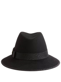 VALENTINO GARAVANI Vlogo Signature Felt Hat With Moiré Ribbon Women