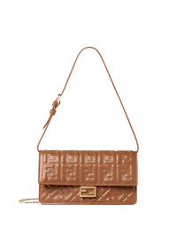 Fendi Women Wallet On Chain Baguette In Nappa Leather With Ff Motif