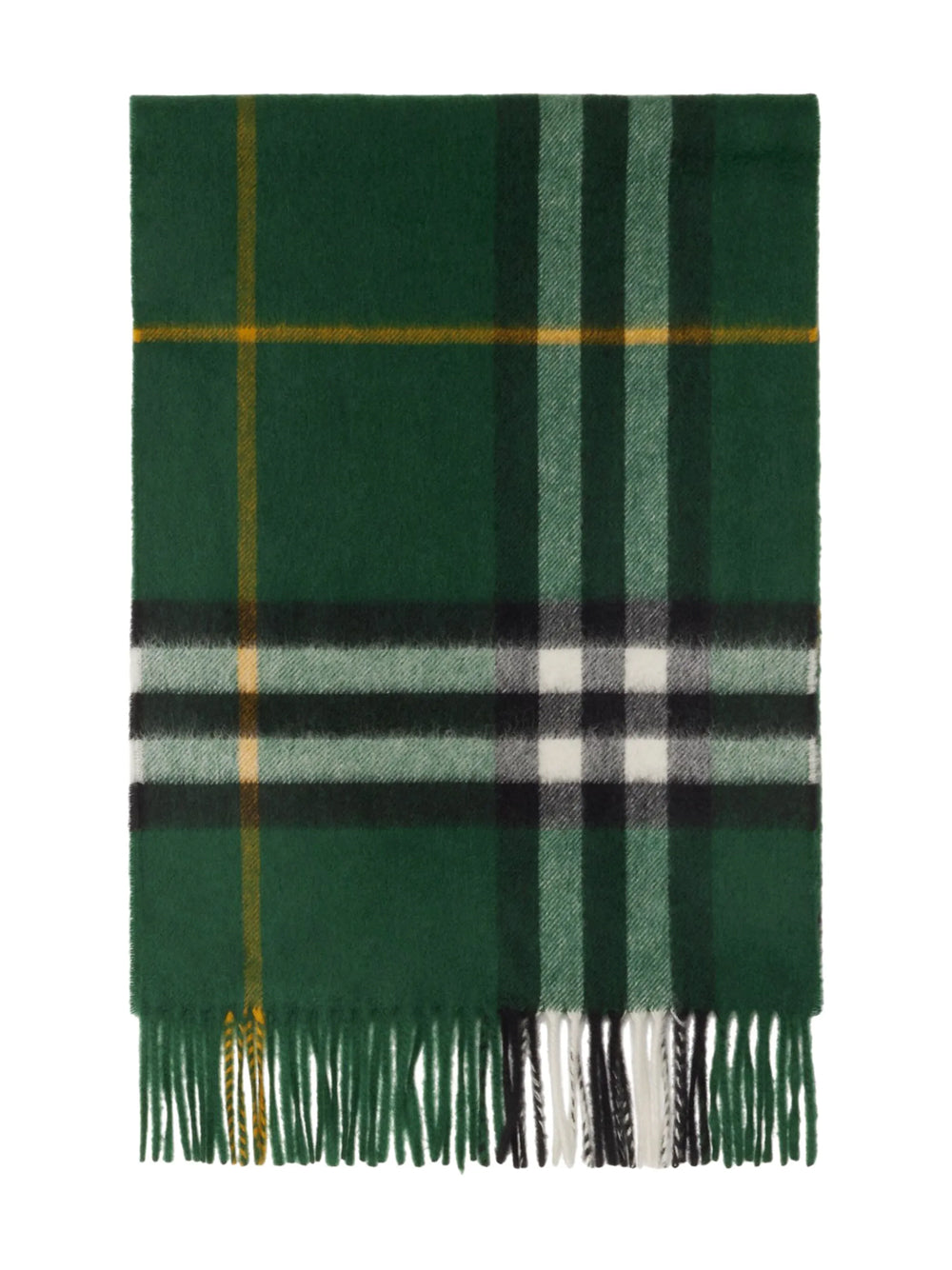 BURBERRY LONDON ENGLAND Check Cashmere Scarf Women