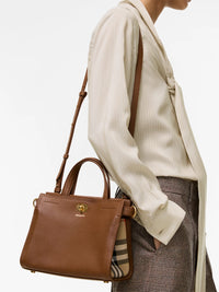 BURBERRY LONDON ENGLAND Mini Cotswolds Check Tote Bag Women