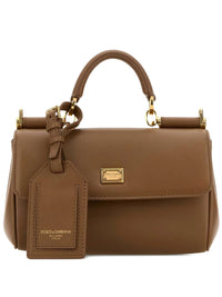 DOLCE & GABBANA Dolce & Gabbana Women My Sicily Handbag In Plongé Leather